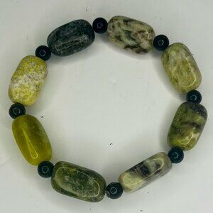 Genuine Green Connemara Marble Bracelet